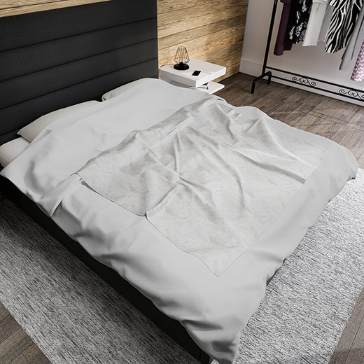 Manta de terciopelo personalizable en varios tamaños | Custom velvet blanket in various sizes