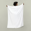 Manta de felpa de terciopelo personalizable con foto | Custom velvet fleece blanket with photo