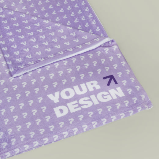 Manta personalizada de terciopelo con imagen impresa | Personalized velvet blanket with printed image