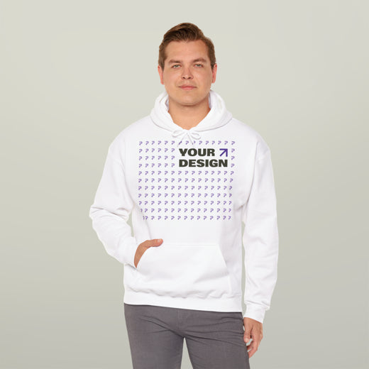 Sudadera personalizable con diseño propio – vista frontal | Customizable sweatshirt front view