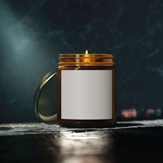 Vela de soja personalizable con etiqueta personalizada | Custom soy candle with personalized label