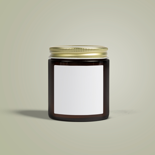 Vela perfumada personalizable con etiqueta a medida | Custom scented candle with personalized label