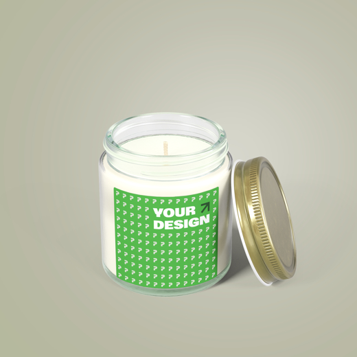 Vela aromática personalizada con diseño propio | Personalized aromatic candle with custom design